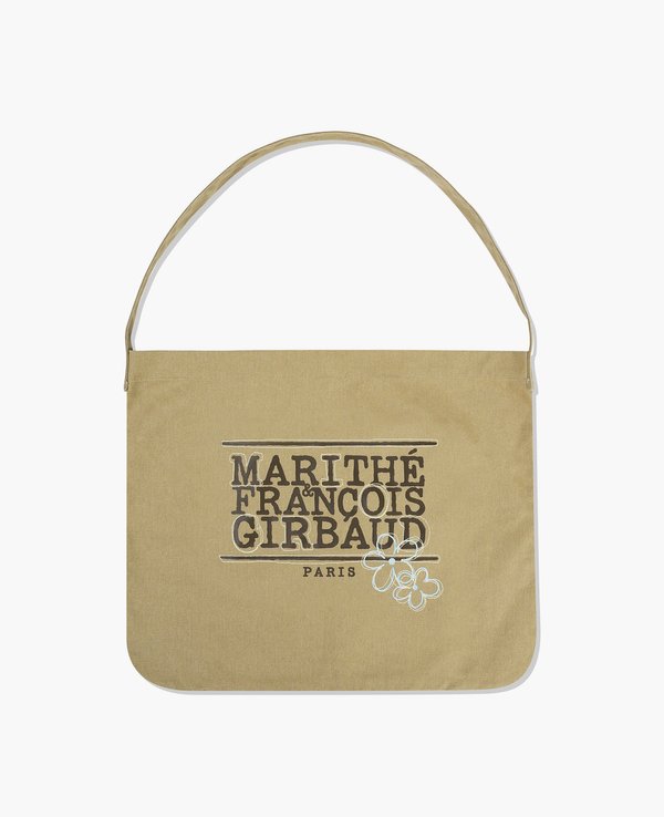 Marithe + Francois Girbaud Flower Classic Logo One Shoulder Eco Bag