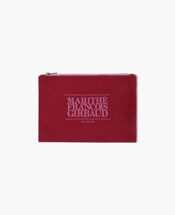 Marithe + Francois Girbaud Logo Colour Cotton Pouch