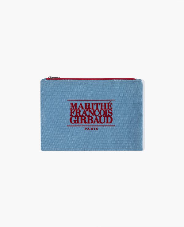 Marithe + Francois Girbaud Logo Colour Cotton Pouch