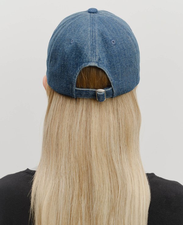 Marithe + Francois Girbaud Denim Washing Classic Logo Covered Cap