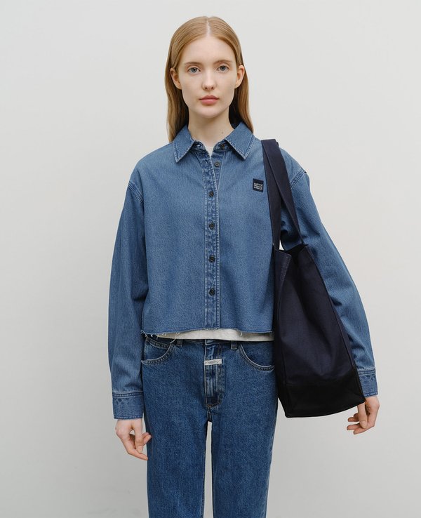 Marithe + Francois Girbaud Classic Logo Big Shopper Bag