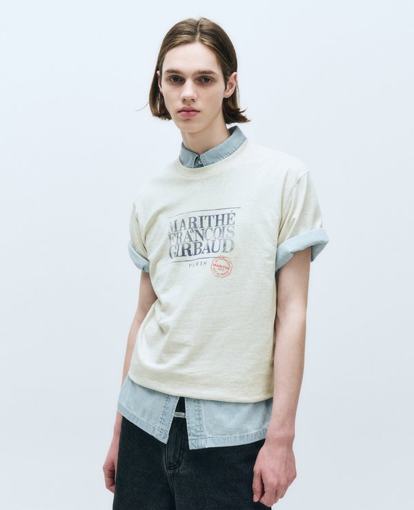Marithe + Francois Girbaud Classic Logo Stamp Tee