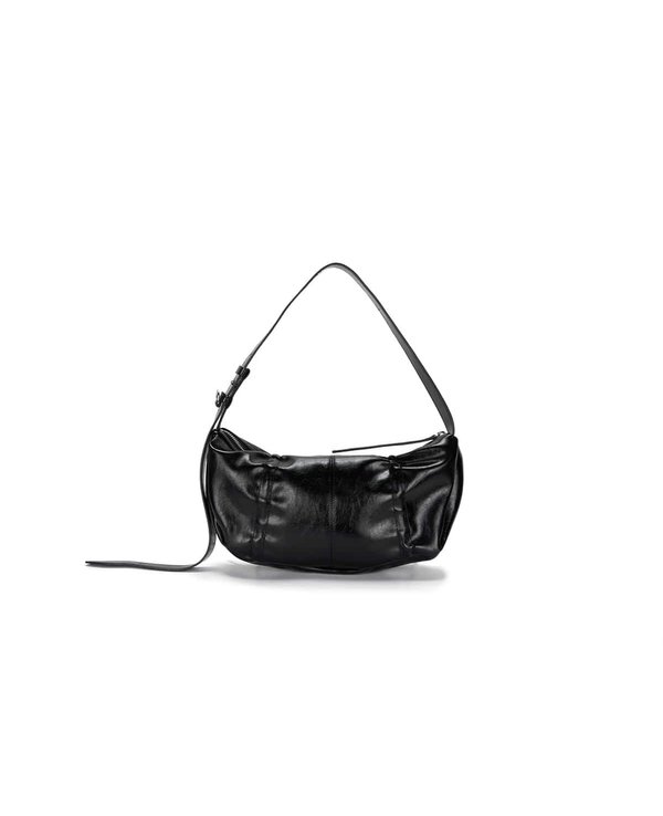 Matin Kim Half Shirring Ribbon Round Bag