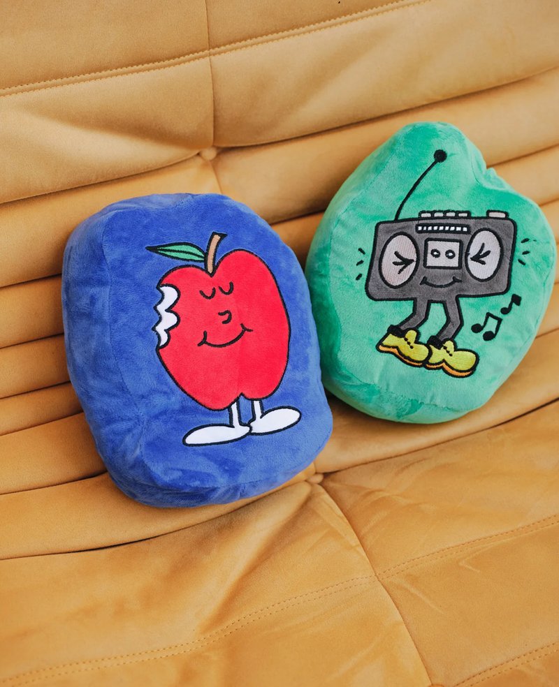 Only NY Homies of New York Plush Pillow Apple