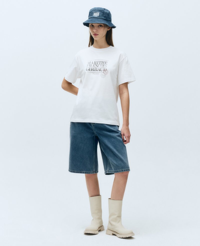 Marithe + Francois Girbaud Classic Logo Stamp Tee