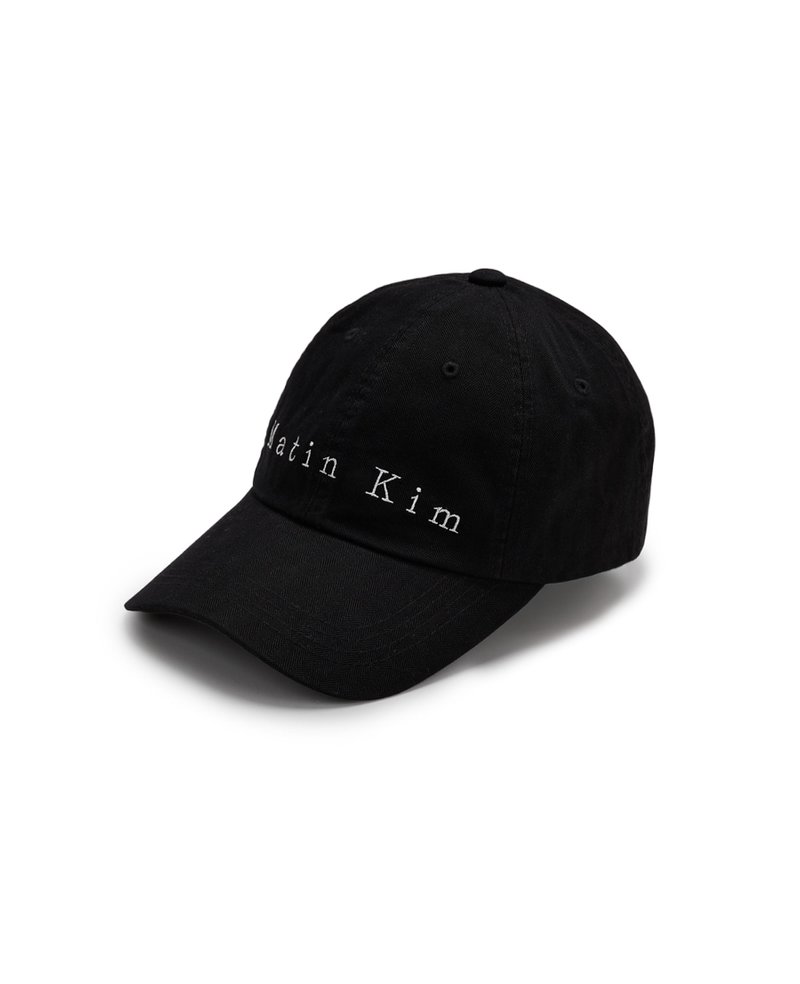 Matin Kim Herringbone Typo Ball Cap