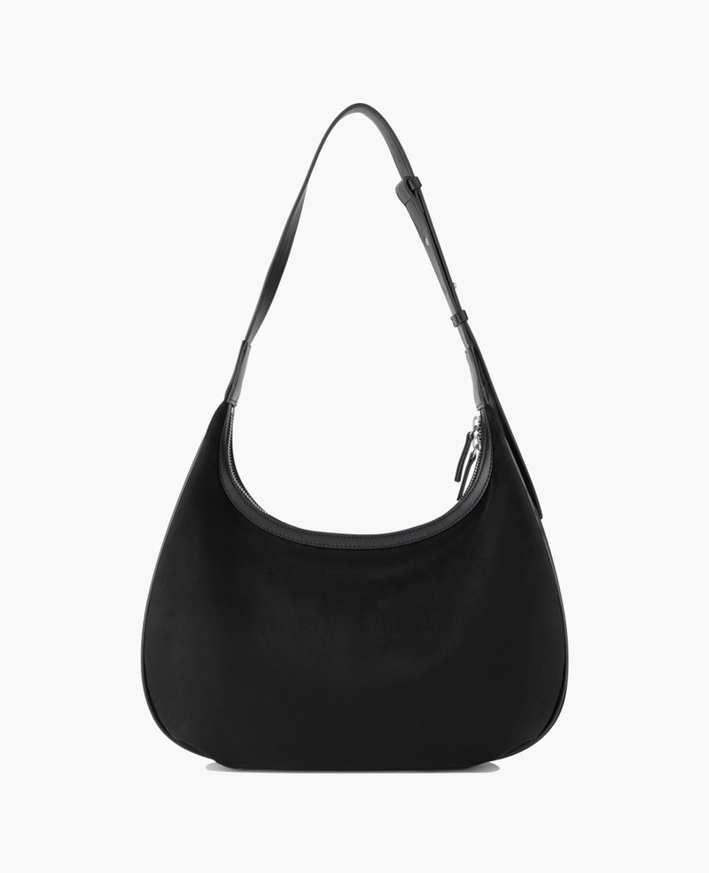 Marithe + Francois Girbaud Classic Logo Round Suede Shoulder Bag