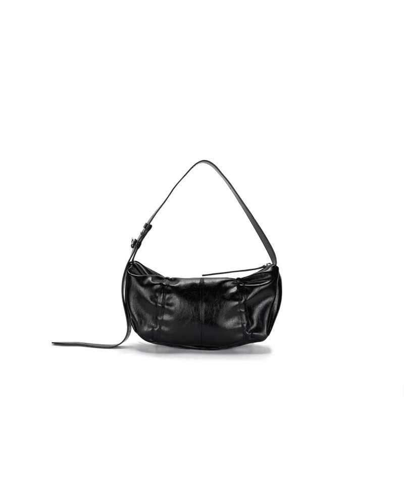 Matin Kim Half Shirring Ribbon Round Bag