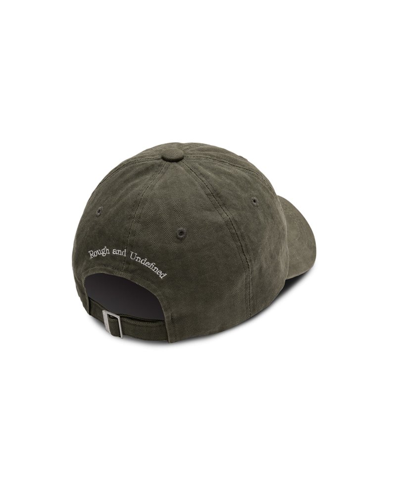 Matin Kim Herringbone Typo Ball Cap