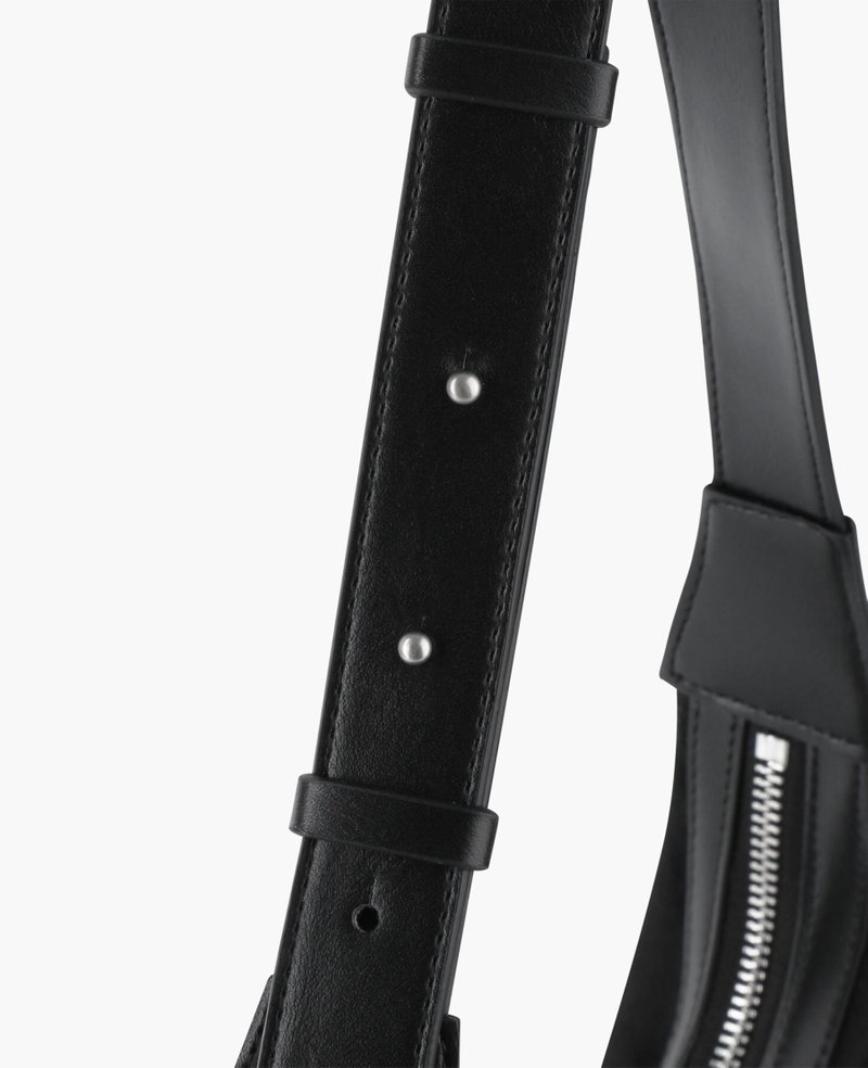 Marithe + Francois Girbaud Classic Logo Round Suede Shoulder Bag