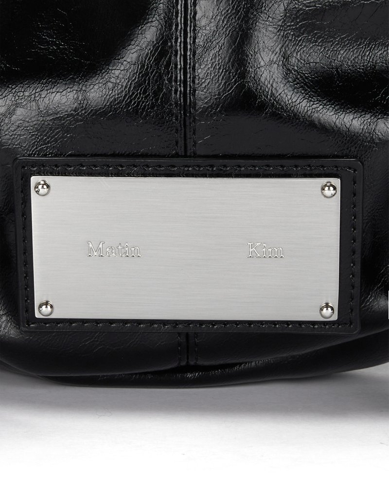 Matin Kim Half Shirring Ribbon Round Bag