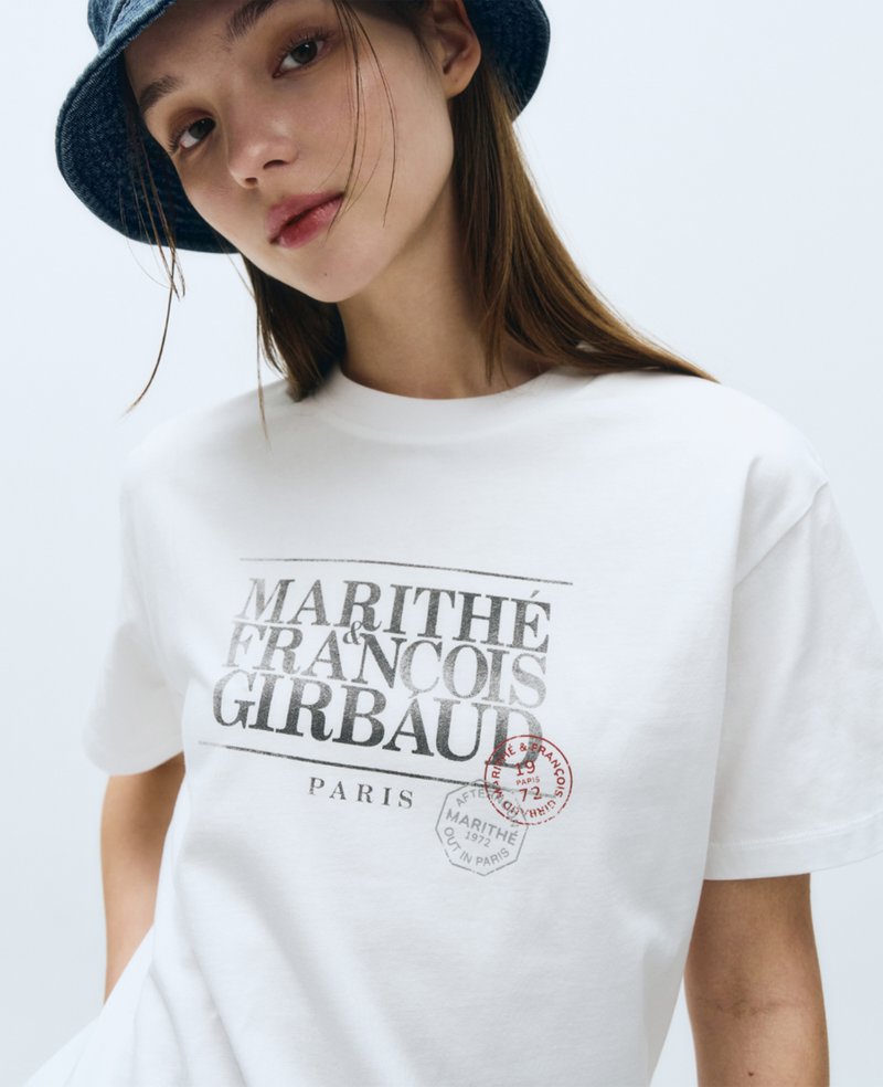 Marithe + Francois Girbaud Classic Logo Stamp Tee