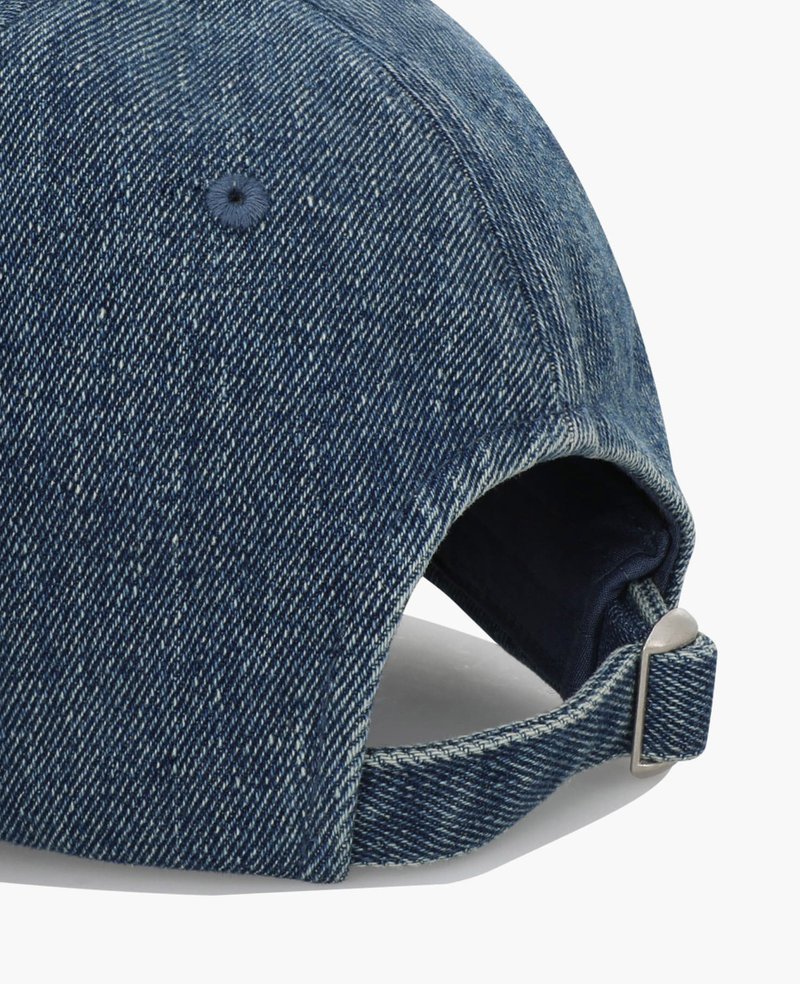 Marithe + Francois Girbaud Denim Washing Classic Logo Covered Cap