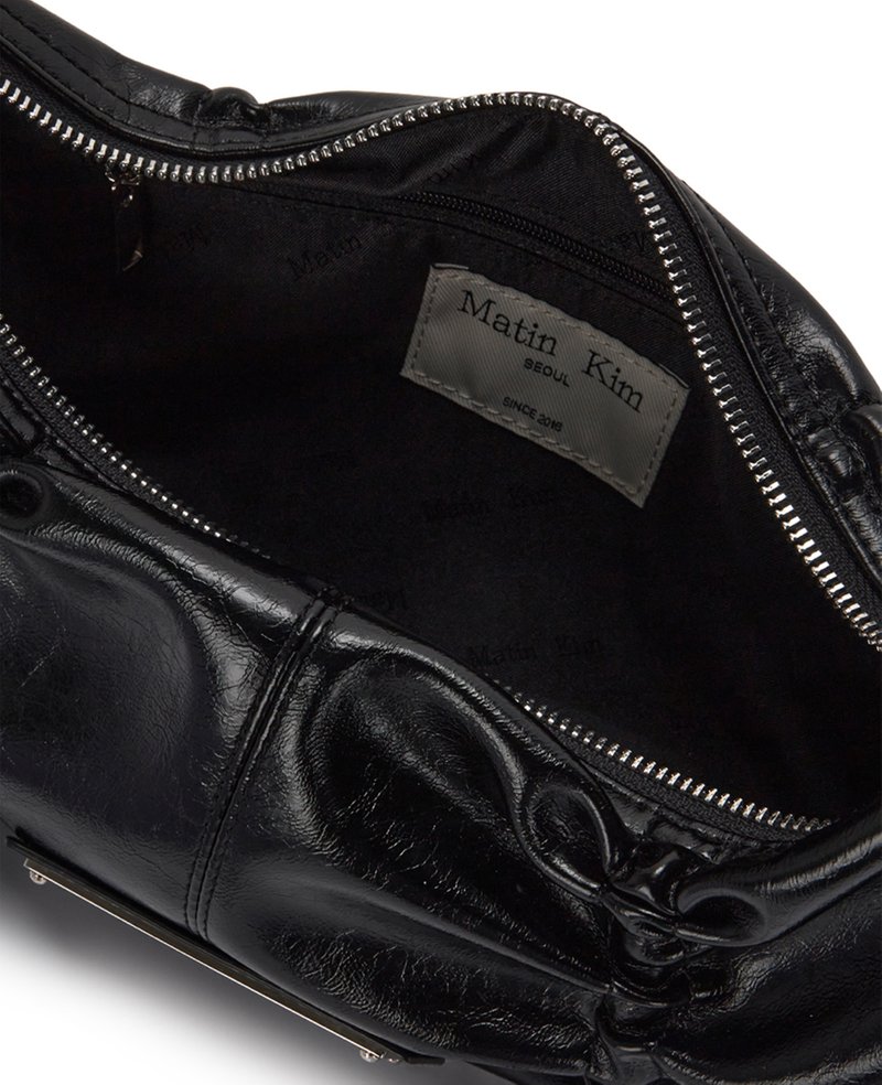 Matin Kim Half Shirring Ribbon Round Bag