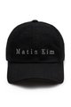 Matin Kim Herringbone Typo Ball Cap