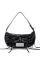 Matin Kim Half Shirring Ribbon Round Bag