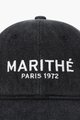 Marithe + Francois Girbaud Denim Washing Regular Logo Ball Cap