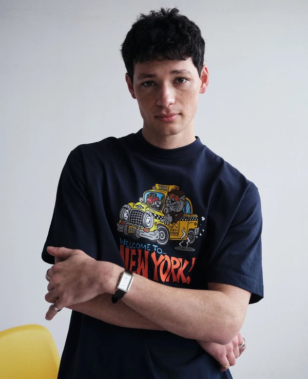 Only NY Cabbie Cat Tee