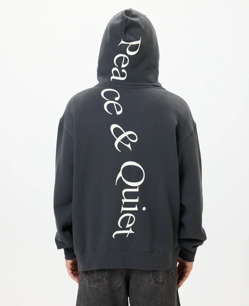 Museum of Peace & Quiet Wordmark Zip Up Hoodie