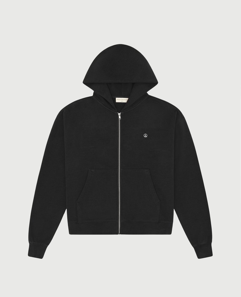 Museum of Peace & Quiet Wordmark Zip Up Hoodie