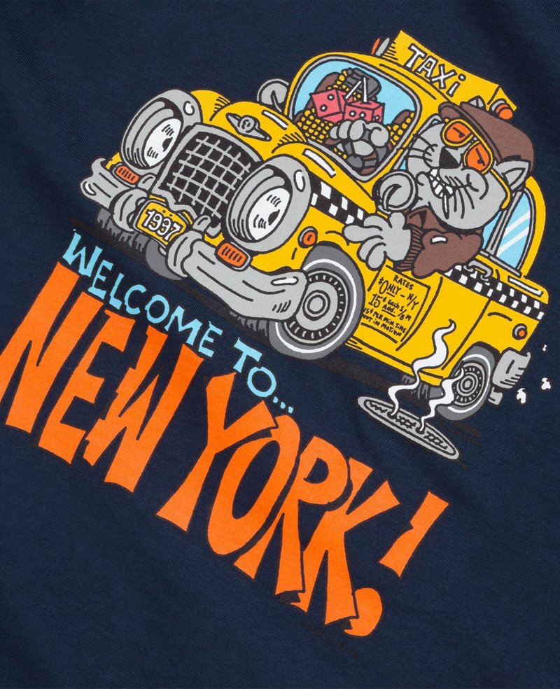 Only NY Cabbie Cat Tee