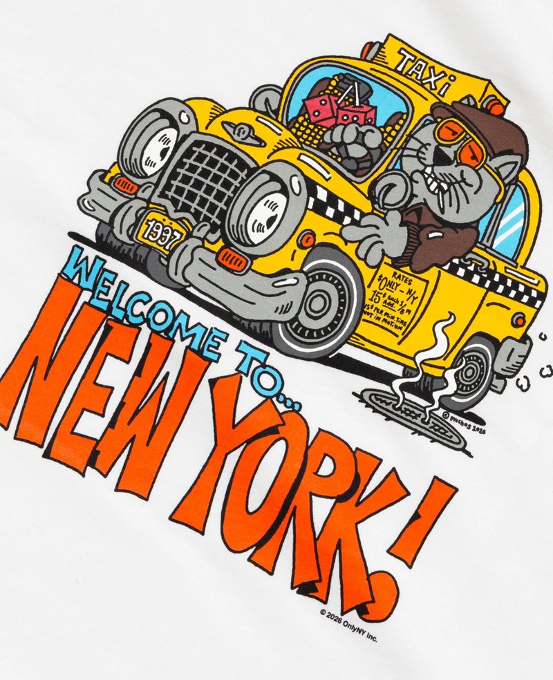 Only NY Cabbie Cat Tee