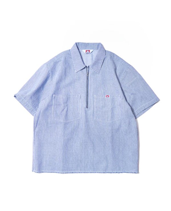 Ben Davis Japan Hickory Half Zip Shirt