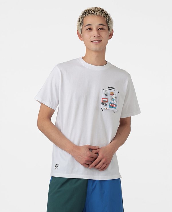 Chums Japan Booby Lost City Trip Pocket T-Shirt