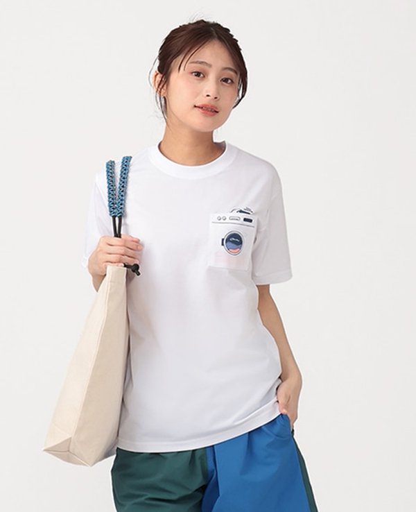 Chums Japan Dry Sunday Morning Pocket Tee