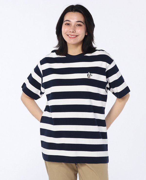 Chums Japan Oversized Booby Border Pique Tee