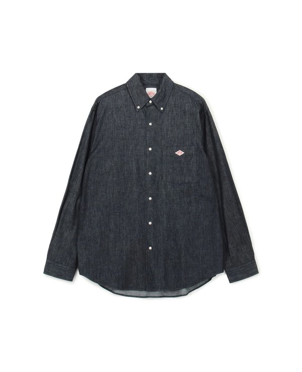 Danton Dot Button B.D L/S Denim Shirt