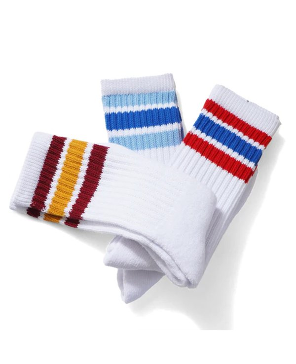 Ben Davis Japan 3P Line & Embroidery Socks