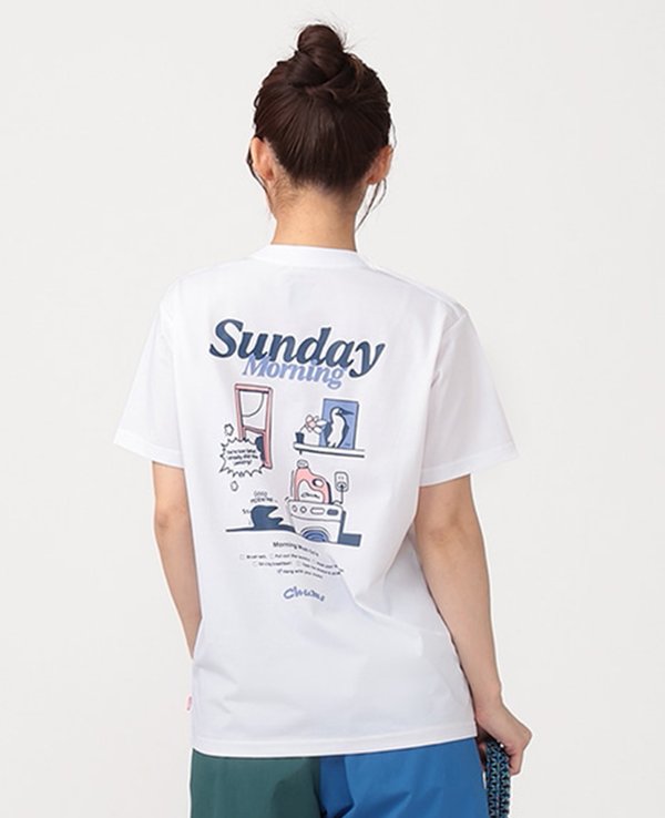 Chums Japan Dry Sunday Morning Pocket Tee