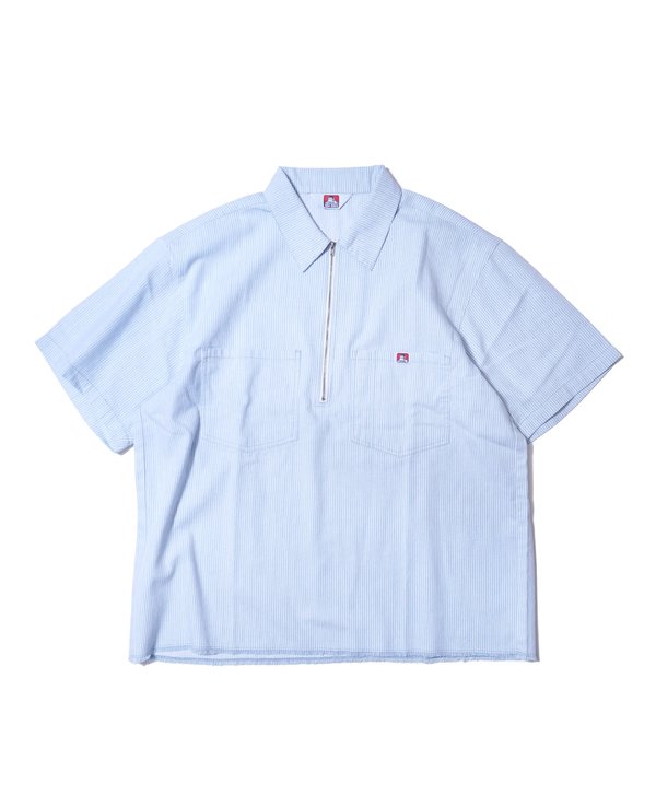 Ben Davis Japan Hickory Half Zip Shirt