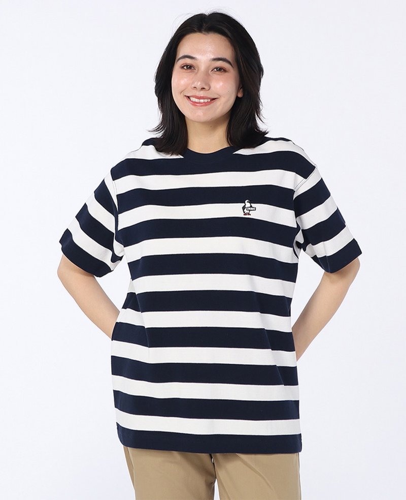 Chums Japan Oversized Booby Border Pique Tee