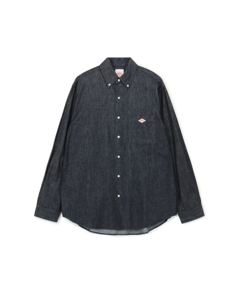 Danton Dot Button B.D L/S Denim Shirt