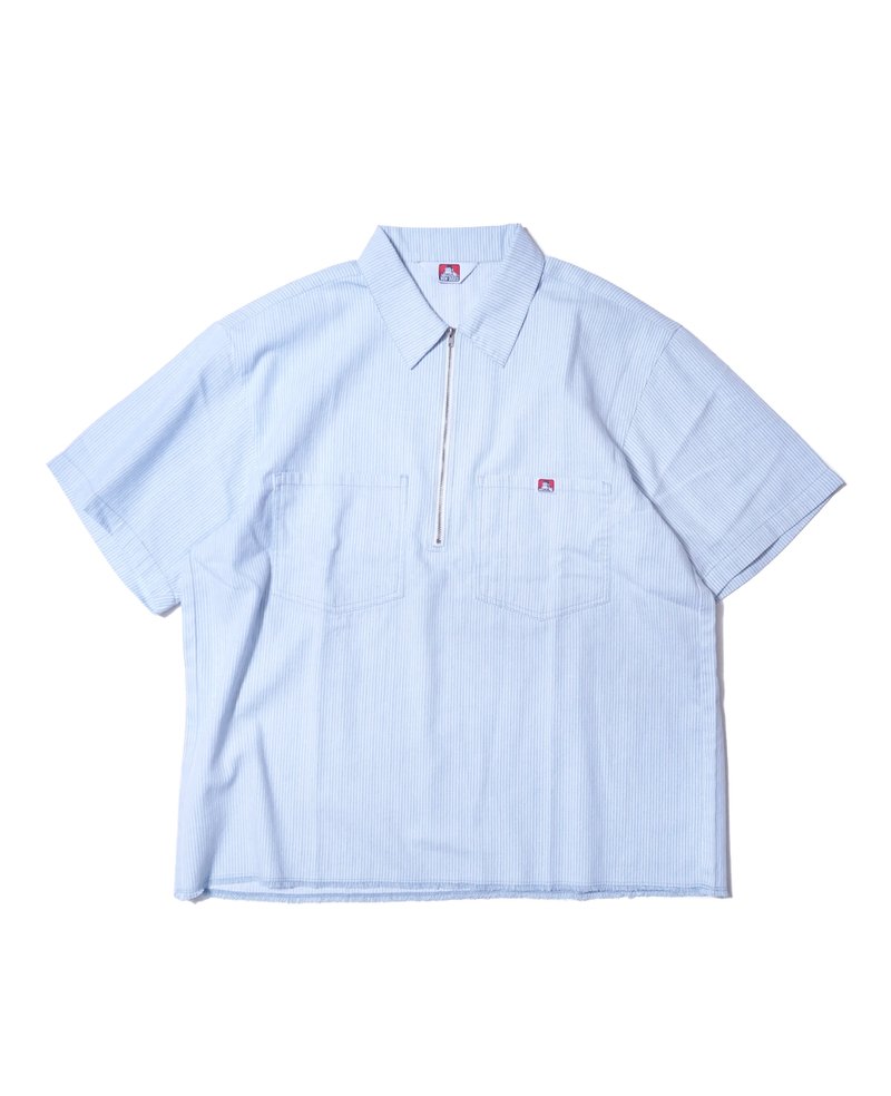 Ben Davis Japan Hickory Half Zip Shirt