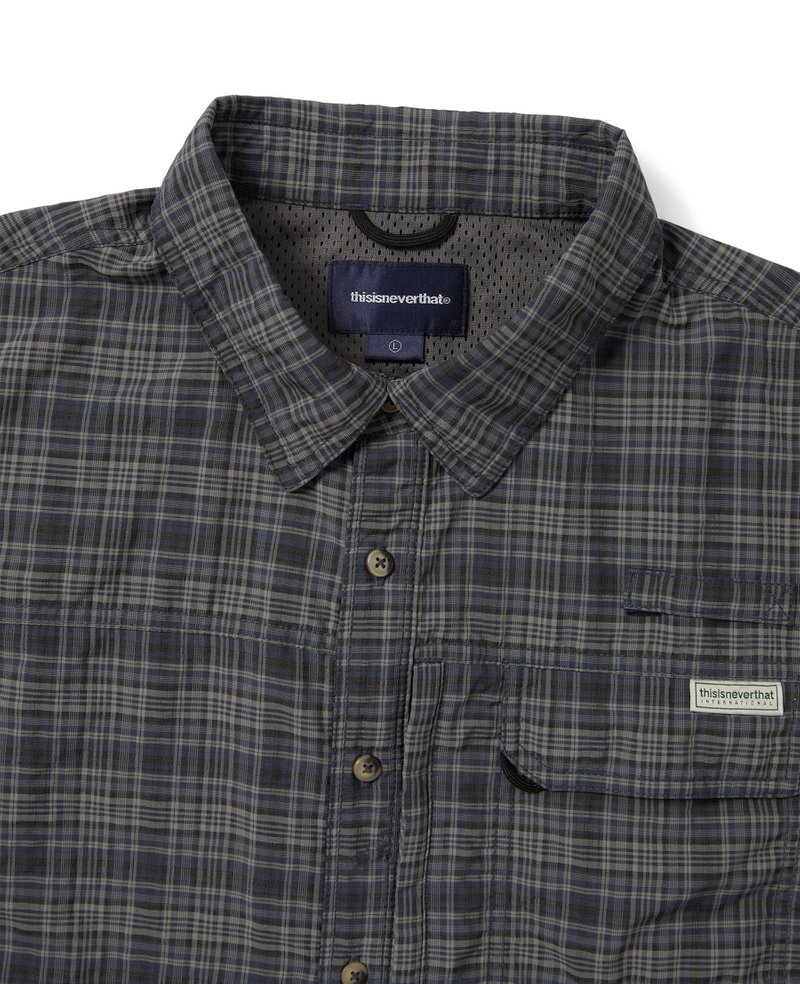 thisisneverthat Plaid S/S Fishing Shirt