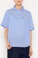 Danton Round Collar P.O Linen S/S Shirt