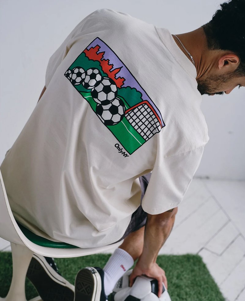 Only NY City Soccer Pocket Tee