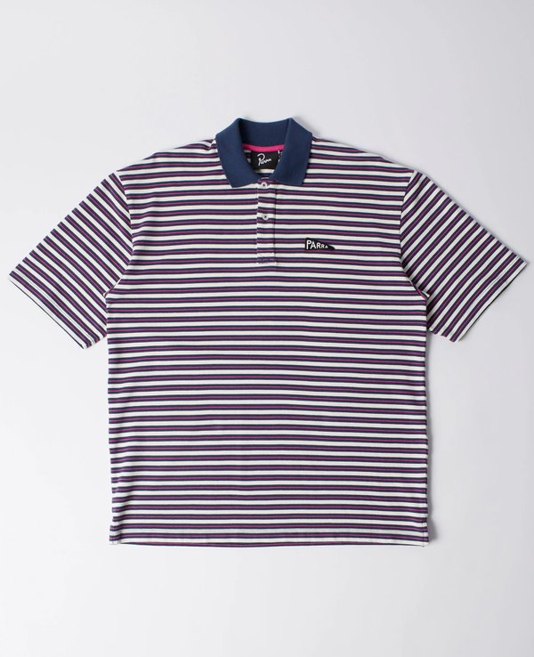 Parra Flag Striper Polo Shirt