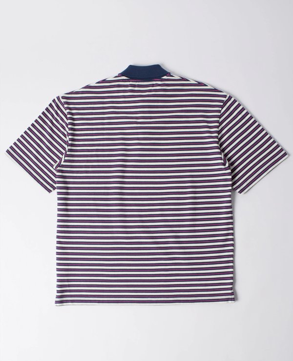 Parra Flag Striper Polo Shirt