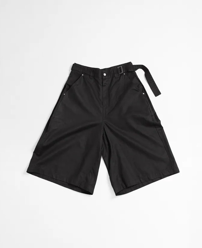 MELSIGN Cropped Drapey Baggy Pants