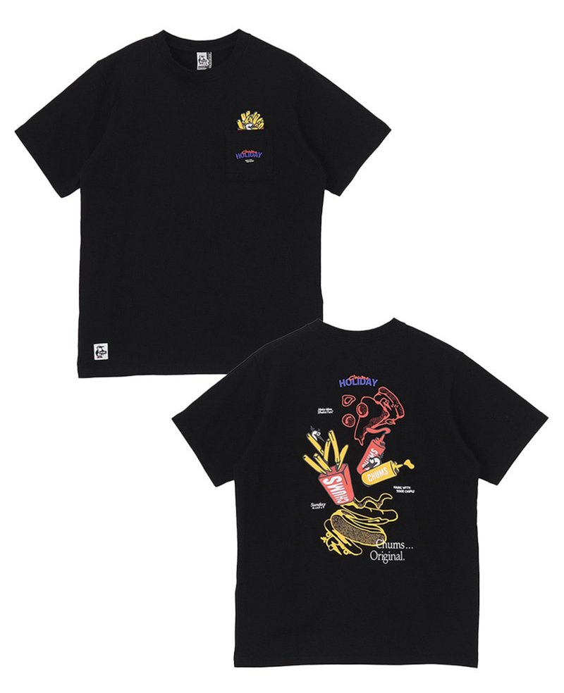 Chums Japan Anti-Bug Fast Food Pocket T-Shirt