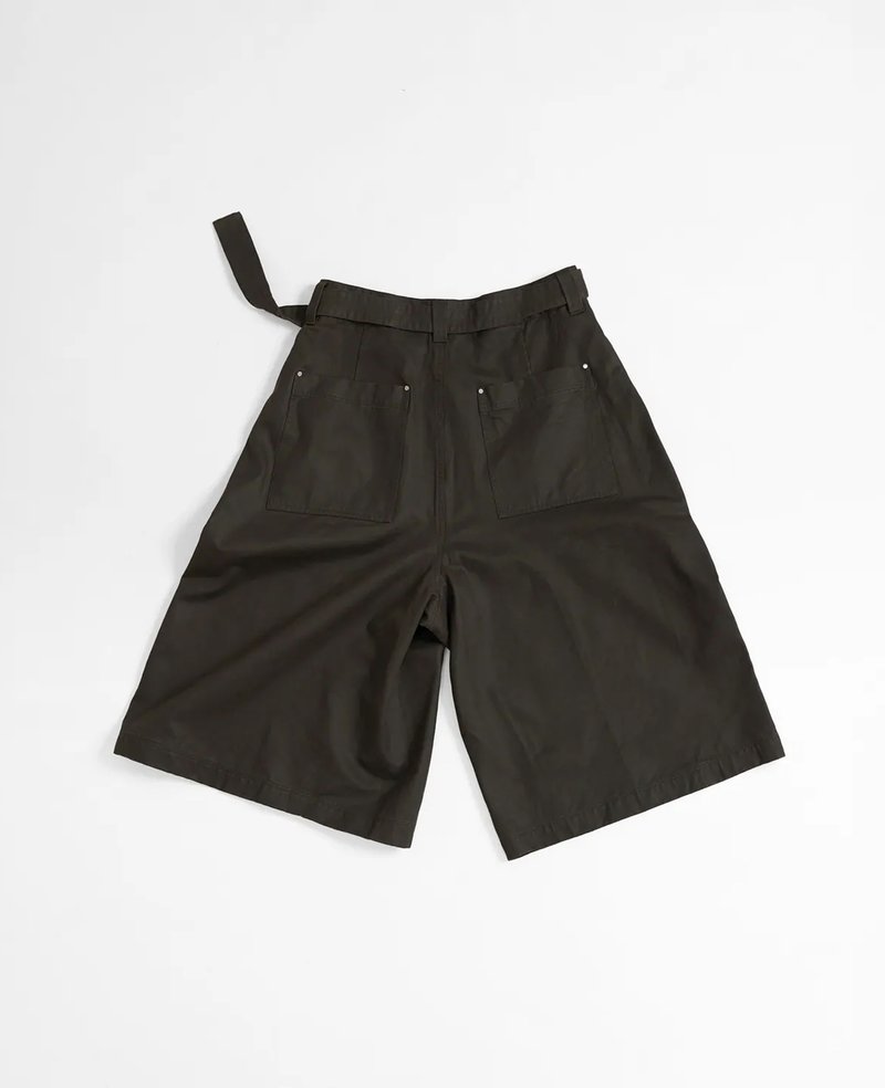 MELSIGN Cropped Drapey Baggy Pants
