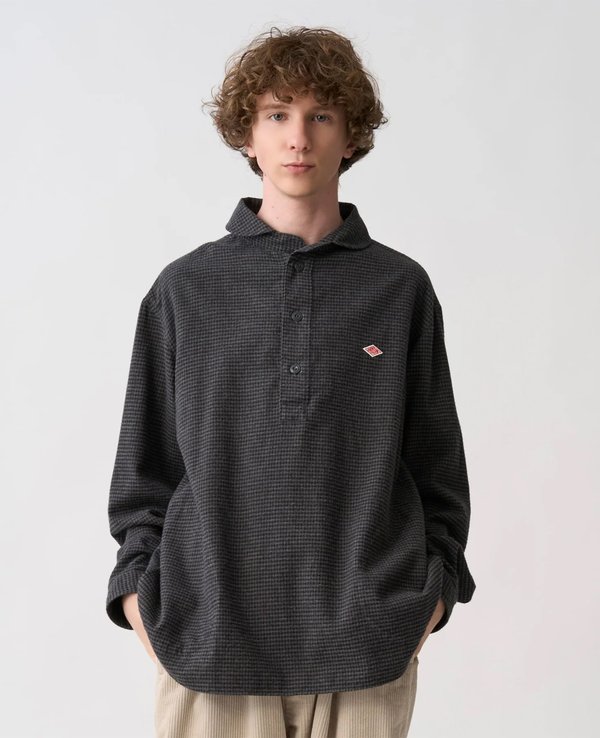 Danton Round Collar P.O Shirt L/S