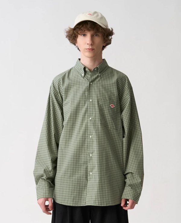 Danton Dot Button B.D Shirt L/S