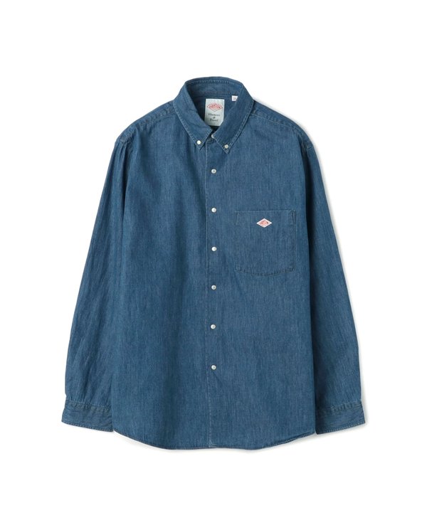 Danton Dot Button B.D Shirt L/S