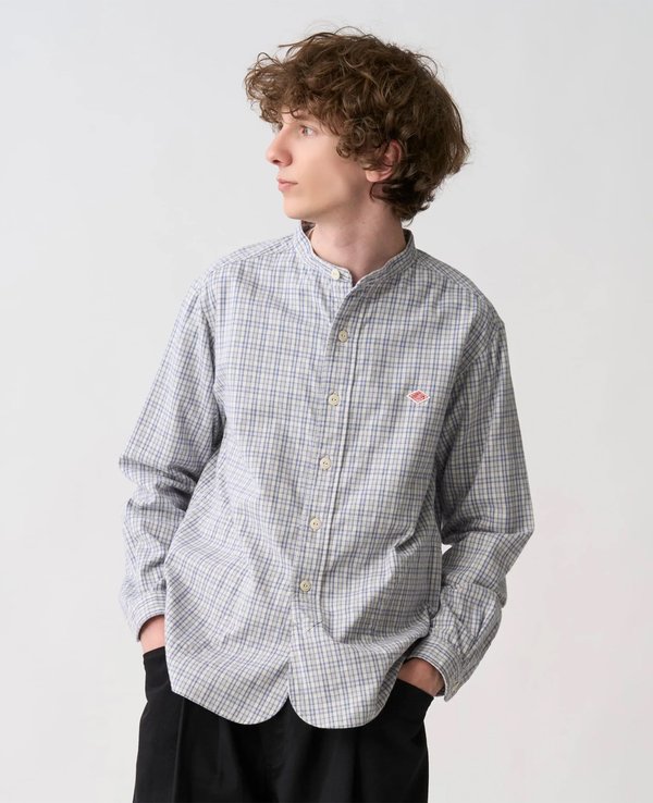 Danton Band Collar Shirt L/S