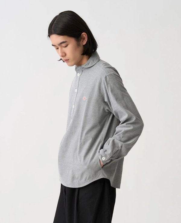Danton Round Collar P.O Shirt L/S